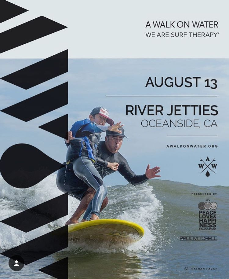 A Walk on Water event this weekend at North Jetty in Oceanside, CA!