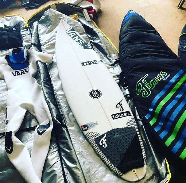 Wyatt Mchale geared-up and ready for the Azores!