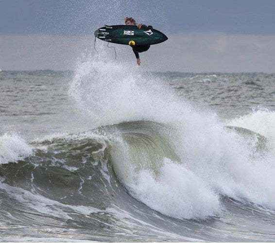 Pat Schmidt huge air surfing the Northeast