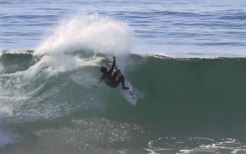 Team rider Timmy Curran and the CI team scoring fun waves close to home
