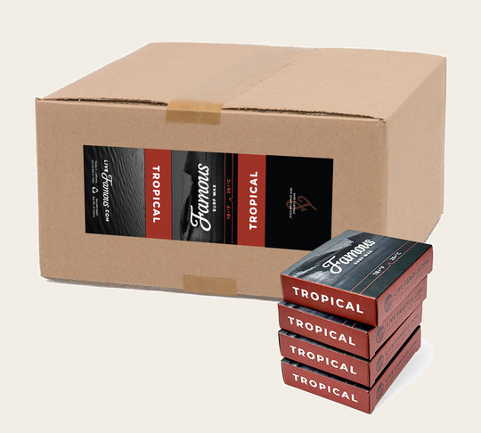 72-bar case of Famous Tropical surf wax